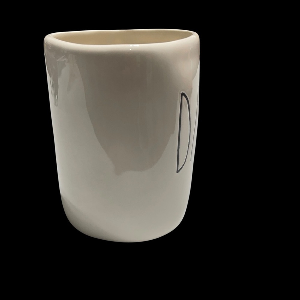 Rae Dunn Mug "Dad" White Large Letter Great Condition - Picture 4 of 8